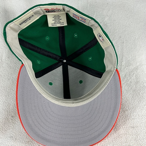 Fear of God x New Era MLB 59FIFTY Orange Green Fitted Hat 7 3/8 - Picture 6 of 6